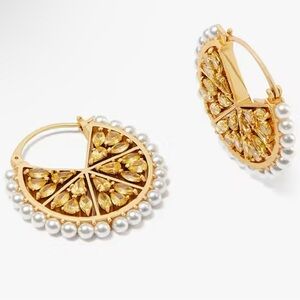 KATE SPADE Fresh Squeeze Hoop Earrings